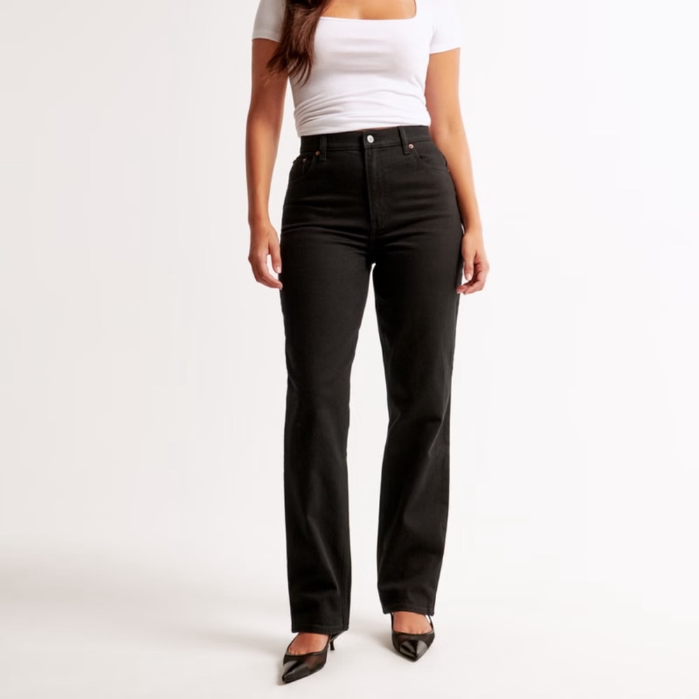 90’s Straight Ultra High Rise Curve Love